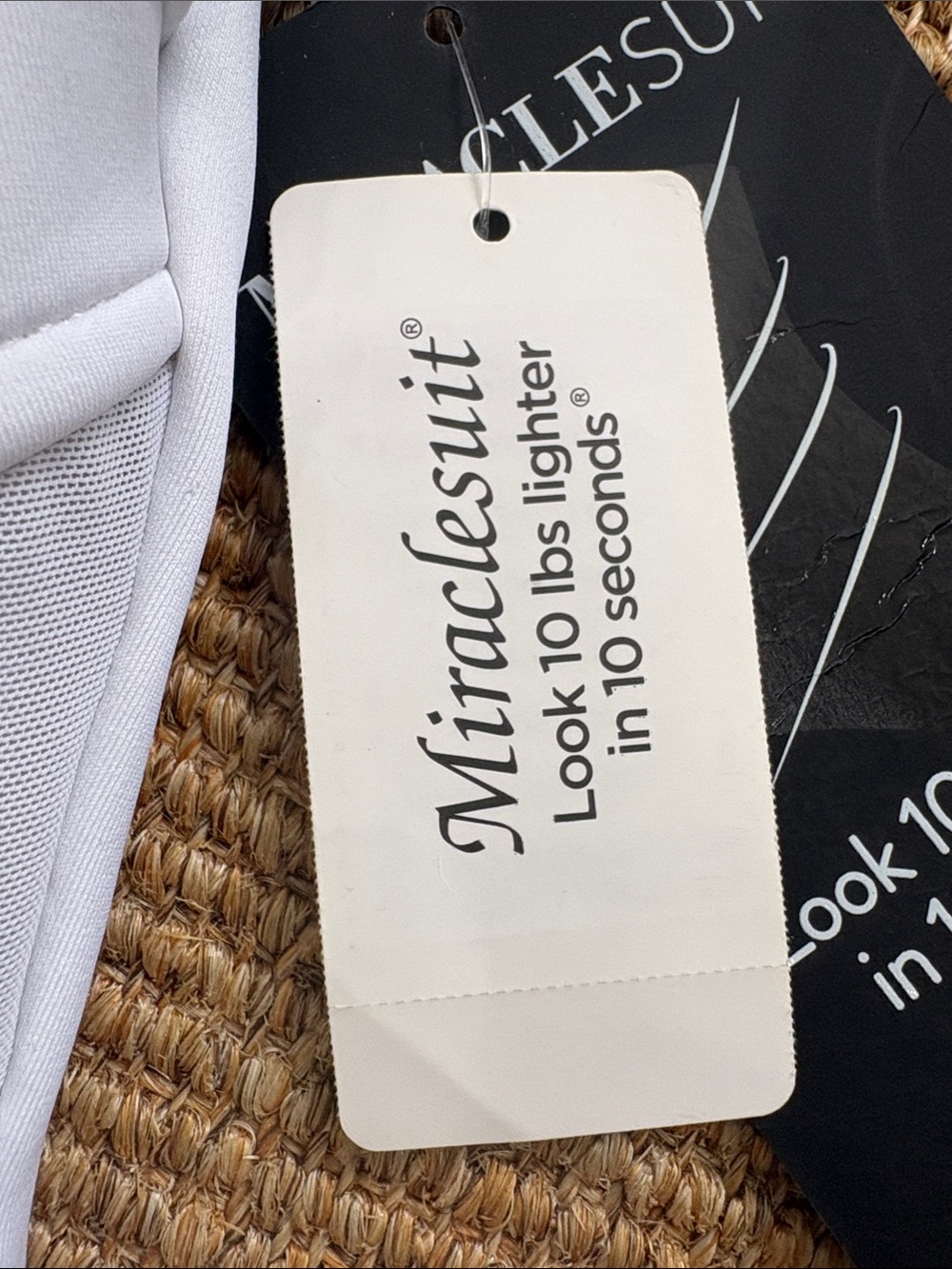 Miraclesuit White Girls One-Piece Swim Suit with Contour Seams - Picture 3 of 11